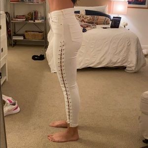 White topshop jeans